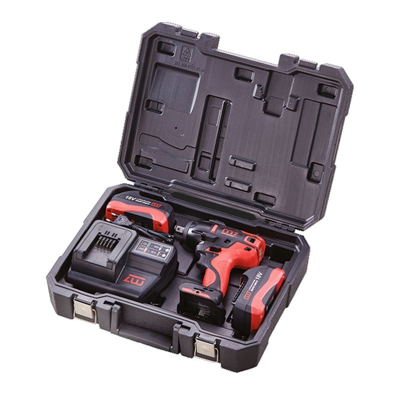 Cofre con llave de impacto compacta de batería 1/2" (813 Nm) (18 V, 5 Ah) DW401A