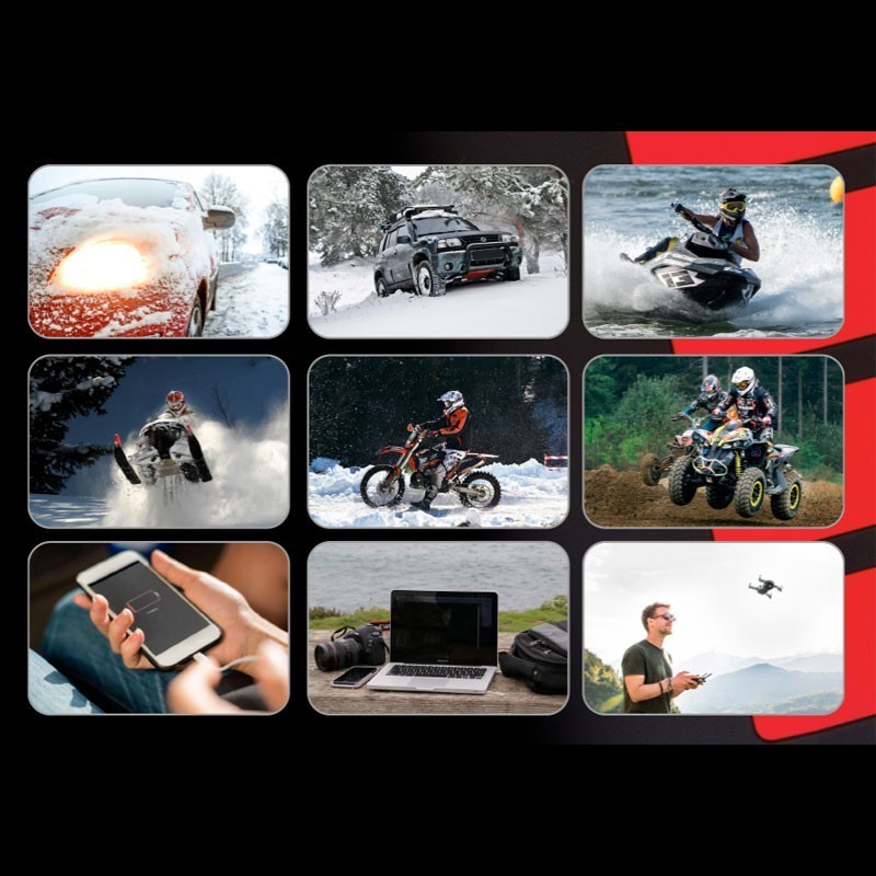 Mini arrancador multifunciónal 12 V (900 PA,...