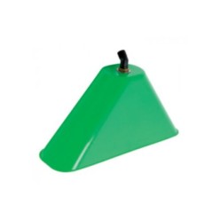 CAMPANA RECTANGULAR CON CODO Y BOQUILLA