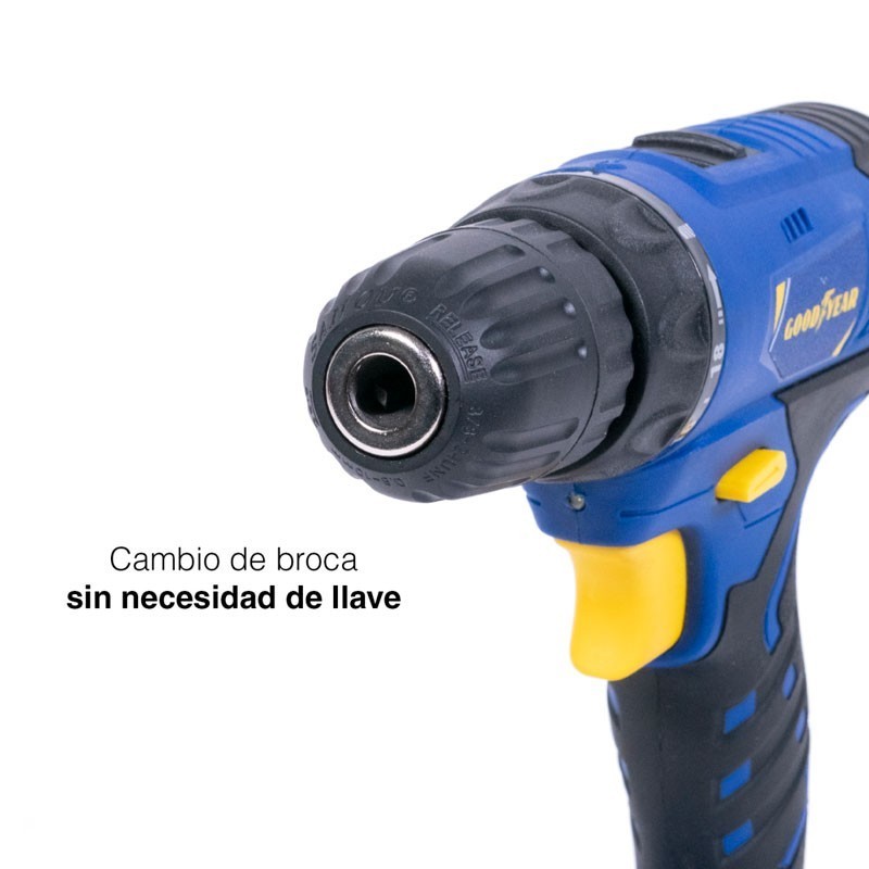 TALADRO CON BATERIA GOOD YEAR