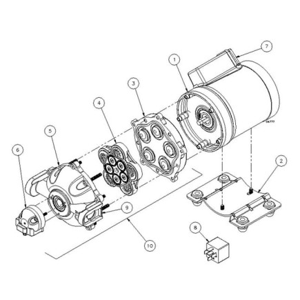 Bomba 26,5 lpm 12v Nstar