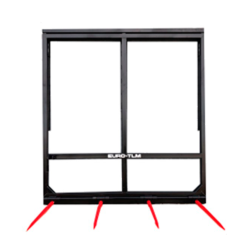 HORQUILLA PORTA PACAS 4 PUAS ABATIBLES EXTENSIBLE...