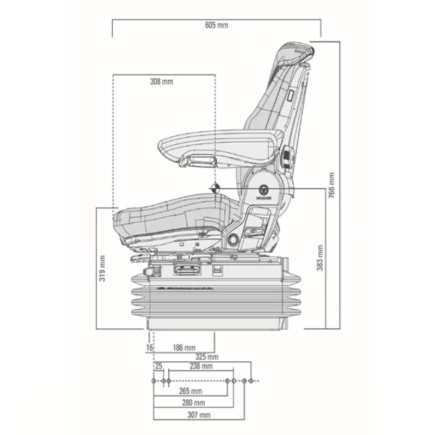 ASIENTO MAXIMO PROFESIONAL GRAMMER