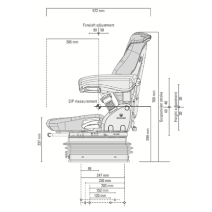 ASIENTO COMPACTO COMFORT/BASIC M GRAMMER