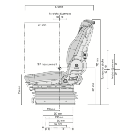 ASIENTO COMPACTO COMFORT/BASIC W GRAMMER