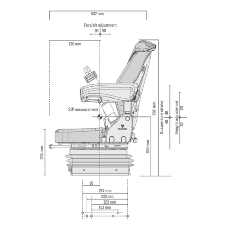 ASIENTO COMPACTO COMFORT/BASIC S GRAMMER