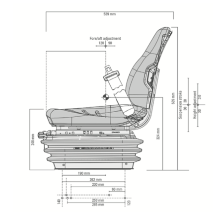 ASIENTO COMPACTO BASIC XM GRAMMER