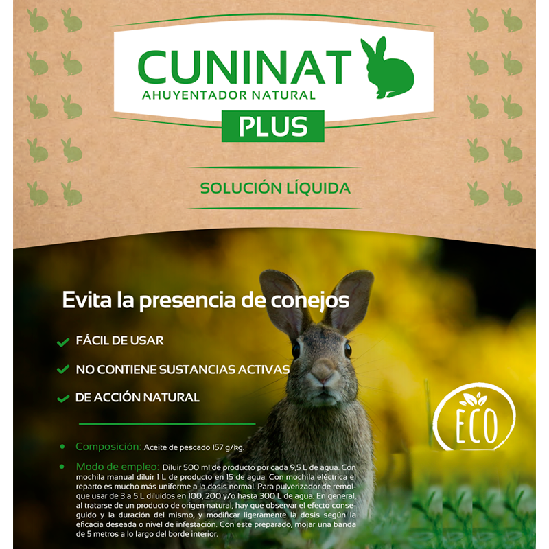 CUNINAT PARA EVITAR LA PRESENCIA DE CONEJOS