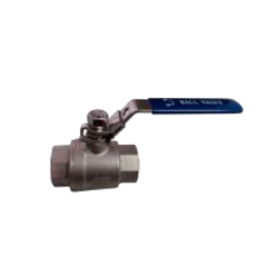 VALVULA DE ROSCA HEMBRA A HEMBRA EN ACERO INOX.