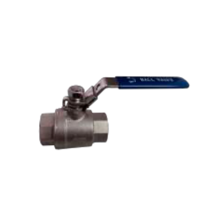 VALVULA DE ROSCA HEMBRA A HEMBRA EN ACERO INOX.