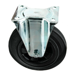 RUEDA FIJA EN LLANTA DE PLÁSTICO