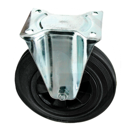 RUEDA FIJA EN LLANTA DE PLÁSTICO