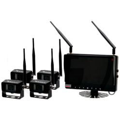 Sistema de vídeo 9" con 4 camaras GRANIT