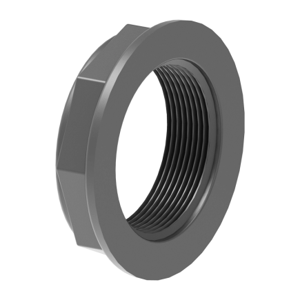 TUERCA PASANTE PVC