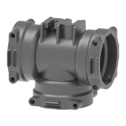 T CONEXION MODULAR HEMBRA PVC