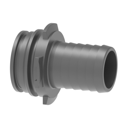 ESPIGA RECTA CON CONEXION MODULAR MACHO PVC