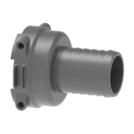 ESPIGA RECTA CON CONEXION MODULAR HEMBRA PVC