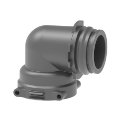 CODO HEMBRA-MACHO CON CONEXION MODULAR PVC