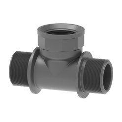 "T" HEMBRA-MACHO DE PVC