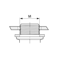 JUNTA PLANA PARA ROSCA MACHO PVC 2
