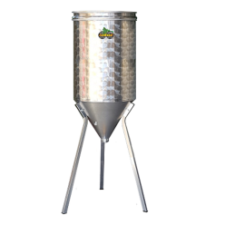 DEPOSITOS INOX. CON CONO 60º PARA CERVEZA