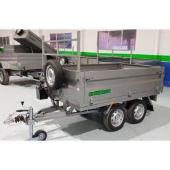 REMOLQUE BASCULANTE DOBLE EJE RUEDAS POR DEBAJO SPEEDREM