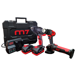 PACK DE HERRAMIENTAS DE BATERIA CON LLAVE DE IMPACTO 1/2"...