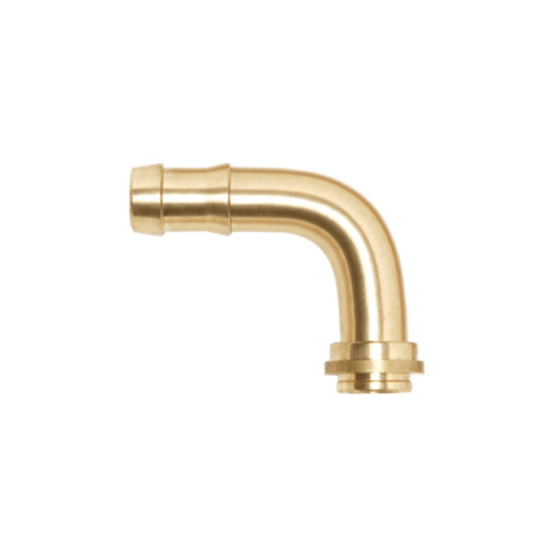 ESPIGA CURVA LATON 1/2" DOBLE DIENTE
