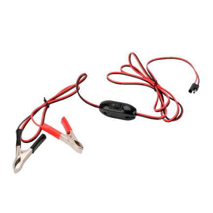 CABLE ALIMENTACION CON INTERRUPTOR Y PINZAS NORTH STAR