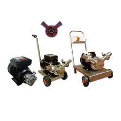 ELECTROBOMBAS INOXIDABLES CON ROTOR DE NEOPRENO REVERSIBLE