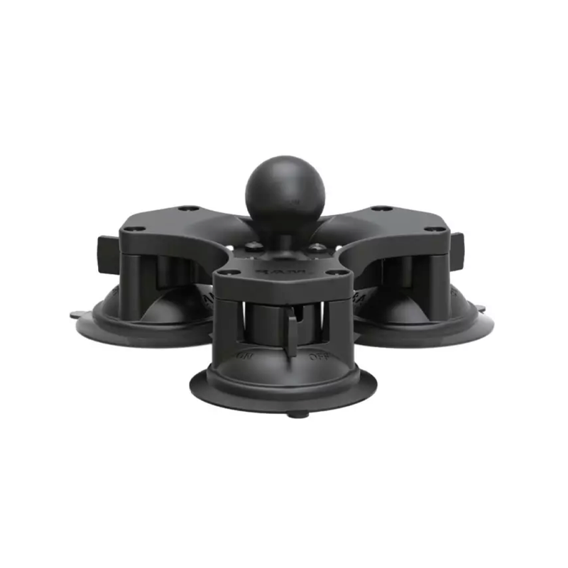 BOLA C CON SOPORTE TRIPLE VENTOSA RAM MOUNTS