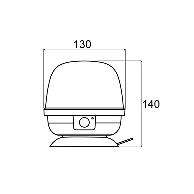 ROTATIVO GIRATORIO LED INALÁMBRICO RECARGABLE...