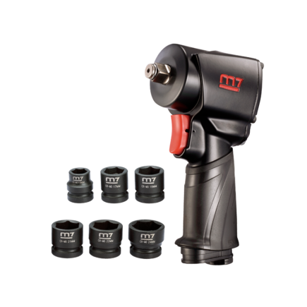 PACK LLAVE DE IMPACTO CON MINI VASOS - 8 PIEZAS