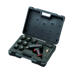 COFRE LLAVE DE IMPACTO CON VASOS METRICOS Y ACCESORIOS...