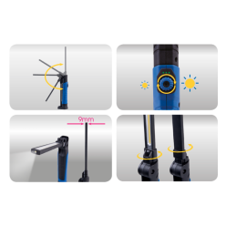 LAMPARA DE IMSPECCION SLIM PLEGABLE 7W COB + 3W SMD (700... 2