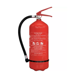 EXTINTOR DE POLVO ABC 6 KG CON SOPORTE/TRANSP.