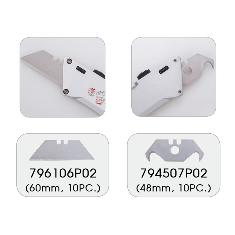 CUTER PLEGABLE CON DOBLE CUCHILLAS