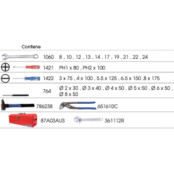 CAJA DE HERRAMIENTAS COMPLETA [IMPRESCINDIBLE] - 26 PIEZAS 2