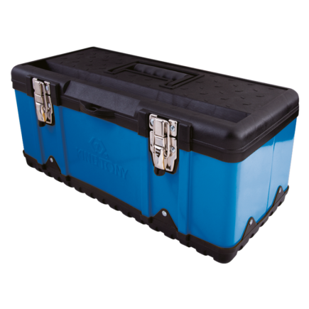 CAJA DE HERRAMIENTAS METALICA Y PLASTICO