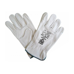 GUANTE CUERO BC GRIS