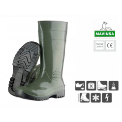BOTAS DE AGUA SEGURIDAD VERDE