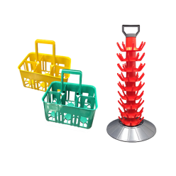 ESCURREBOTELLAS Y CESTAS PORTABOTELLAS