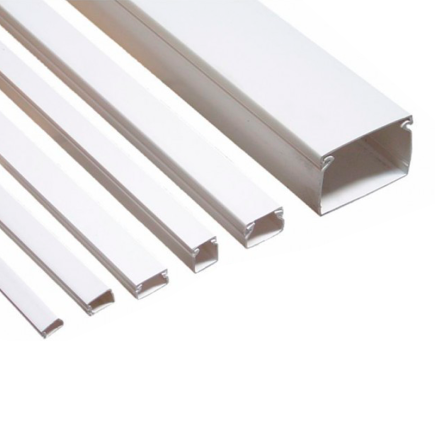 CANALETA BLANCA ADHESIVA