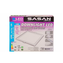 DOWNLIGHT LED CUADRADO EMPOTRAR 6500K 2