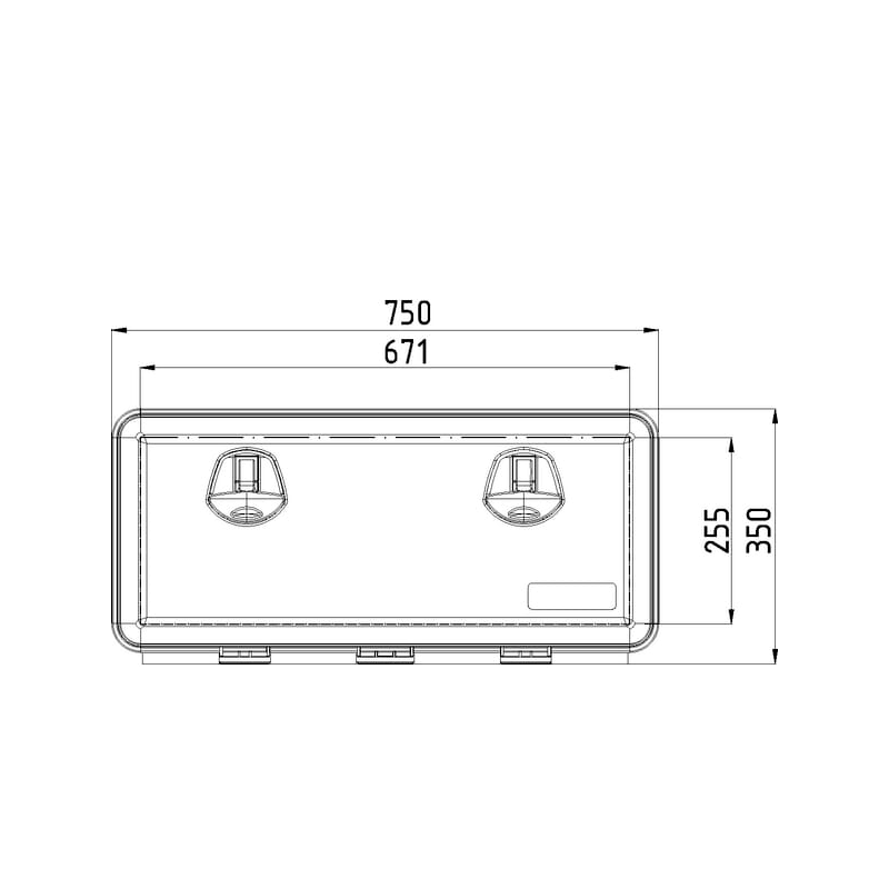 CAJA DE HERRAMIENTAS 750 x 350 x 450 DK81106