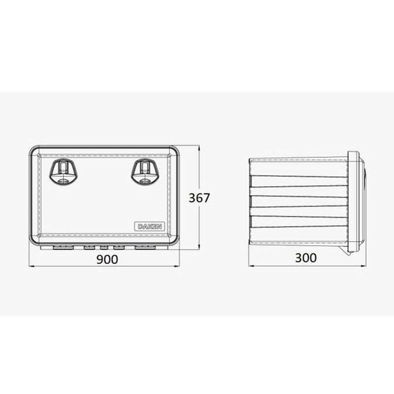 CAJA DE HERRAMIENTAS JUST 900-R DK81109