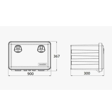 CAJA DE HERRAMIENTAS JUST 900-R DK81109