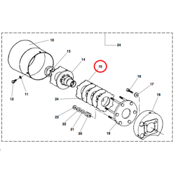 DISCO EMBRAGUE PLACA DE ACOPLAMIENTO ROTOVATOR HOWARD 2