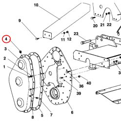CONECTOR ROTOVATOR HOWARD 600 2