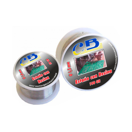 ESTAÑO CON RESINA 100 GR 1,5 MM RESINA 3%